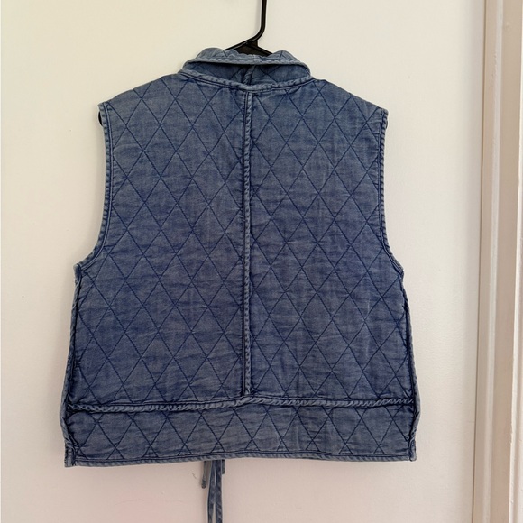 Entro Blue High Waist Shorts - Picture 3 of 4